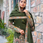Elegant Pure Chinnon Silk Kurti Plazzo and Dupatta Set with Coding Dori and Sequence Work