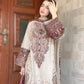 Premium Designer Palazzo Suit in Roman Silk Featuring Sequence Embroidery