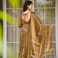 Jimi Choo Top with Thread Work Paired with Pant and Dupatta Featuring Four-Side Lace Border