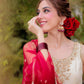 Exclusive Three-Piece Sarara Suit in Chinon Fabric with Gotapatti Lace and Sequence Embroidery