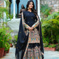 Elegant Pure Chinnon Silk Kurti Plazzo and Dupatta Set with Coding Dori and Sequence Work