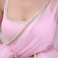 Premium Fully Stitched Faux Georgette Gown Set with Elastic Pants and Embroidered Dupatta