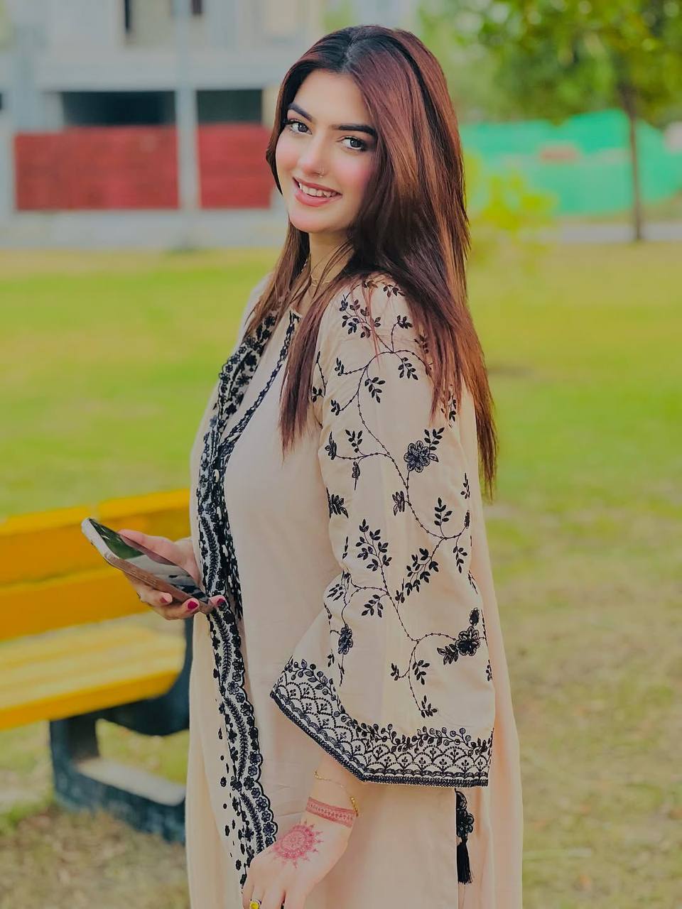 Luxury Roman Silk Top and Pant with Intricate GPO Embroidery & Georgette Dupatta