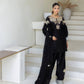 Ready-to-Wear Designer Crape Silk Suit with Plazzo & Embroidered Detailing