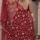 Graceful Party Wear Gown in Faux Georgette with Sequin Embroidery and Lace Border Dupatta
