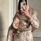 Premium Chinon Suit Featuring Sequance Embroidery on Top and Palazzo with Elegant Dupatta