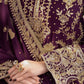 Trending Georgette Kurta, Palazzo and Dupatta Set with Sequin Embroidery and Samosa Lace