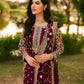 New Designer Set: Heavy Faux Georgette Top Plazzo Dupatta with Embroidery and Beads - Jaipuri Vastra