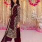 New Designer Set: Heavy Faux Georgette Top Plazzo Dupatta with Embroidery and Beads - Jaipuri Vastra