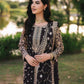 New Designer Set: Heavy Faux Georgette Top Plazzo Dupatta with Embroidery and Beads - Jaipuri Vastra