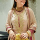 Artisan Craftsmanship Behind the Heavy Embroidery and Fabric Quality of This Party Wear Set