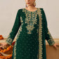 Fully Stitched Maroon Faux Georgette Kurta Plazo Dupatta Set with Intricate Coding and Rivet Moti Embellishments