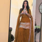Faux Georgette Sharara Suit Featuring Dori Latkan and Sequin Detailing