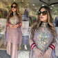 Premium Embroidered Fendy Suit with Real Mirror Work and Palazzo Set