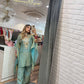 Premium Embroidered Fendy Suit with Real Mirror Work and Palazzo Set