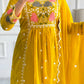 Premium Designer Party Wear Heavy Fox Georgette Top & Pant with Embroidered Dupatta