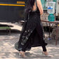 Traditional Georgette Suit Set with Mirror Work and Embroidered Dupatta