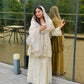 Embroidered Top & Palazzo with Micro Cotton Support and Fancy Four-Side Lace Dupatta