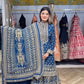 Chinon Designer Wear Sharara Set with Mirror and Digital Print Options