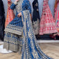 Chinon Designer Wear Sharara Set with Mirror and Digital Print Options