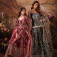 Classic Japan Satin Anarkali with Micro Cotton Lining and Flowing Net Dupatta