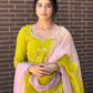 Exclusive Embroidered Georgette Sharara Set with Matching Dupatta