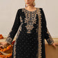 Fully Stitched Maroon Faux Georgette Kurta Plazo Dupatta Set with Intricate Coding and Rivet Moti Embellishments