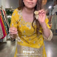 Designer Chinon Suit with Sequined Embroidery on Top Plazzo and Dupatta