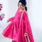 Handcrafted Top with Real Mirror Work, Full Flair Palazzo & Coordinated Dupatta