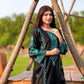 3-Piece Roman Silk Plazzo Set with Embroidery & Mirror Work Dupatta