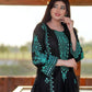 3-Piece Roman Silk Plazzo Set with Embroidery & Mirror Work Dupatta
