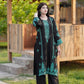 3-Piece Roman Silk Plazzo Set with Embroidery & Mirror Work Dupatta