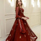 Premium Two Piece Gown and Dupatta Set with Sequence Embroidery