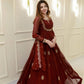 Premium Two Piece Gown and Dupatta Set with Sequence Embroidery