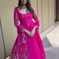 Stylish Faux Georgette Top and Lehenga Set with Micro Cotton Lining