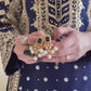 Fully Stitched Faux Georgette Suit Set with Embroidered Kurta Pant and Dupatta