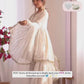 Handcrafted Top with Real Mirror Work, Full Flair Palazzo & Coordinated Dupatta