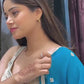 Designer French Crape Plazzo Set with Peacock Embroidery and Lace Border