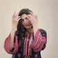 Real Mirror Work Roman Silk Suit with Embroidered Plazzo and Dupatta