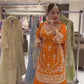 Premium Natural Crepe Heavy Embroidered Sharara Suit Set With Dupatta – Party Wear Collection