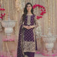 New Designer Set: Heavy Faux Georgette Top Plazzo Dupatta with Embroidery and Beads - Jaipuri Vastra