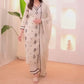 Exclusive Roman Silk Kurta with Embroidered Neck and Matching Pant & Dupatta