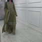 Designer Faux Georgette Sharara Set with Embroidered Thread and Sequin Work and Lace Detailed Dupatta