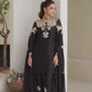 Ready-to-Wear Designer Crape Silk Suit with Plazzo & Embroidered Detailing