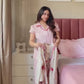 Boho-Inspired Pure Khadi Cotton Set with Sequence & Mirror Embroidery