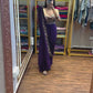 Embroidered Drape Saree Set with Handwork Jacket