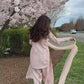 Elegant Three Piece Set in Pure Natural Crepe Silk with Embroidered Full Sleeve Top and Farshi Pant