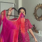 Effortless Charm Faux Georgette Anarkali Set with Micro Cotton Pant & Dupatta