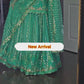 Designer Faux Georgette Heavy Embroidered Lehenga Set with Dupatta – Party Wear Collection