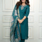Premium Roman Silk Kurti Pent Dupatta Set